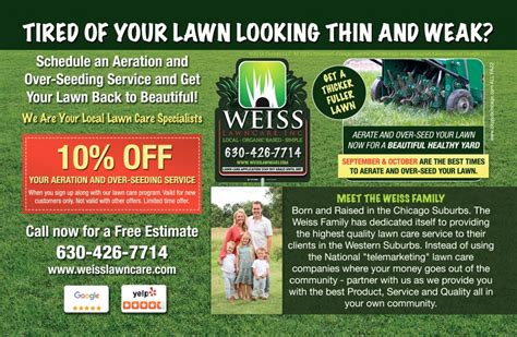 Weiss lawn care - Owner at Weiss Lawn Care. Craig Weiss is the President at Weiss Lawn Care based in Sarasota, Florida. Previously, Craig was the Lakes Commercial Sales Manager at Schluter S ystems and also held positions at Construction. Craig received a None degree from Elgin Community College.